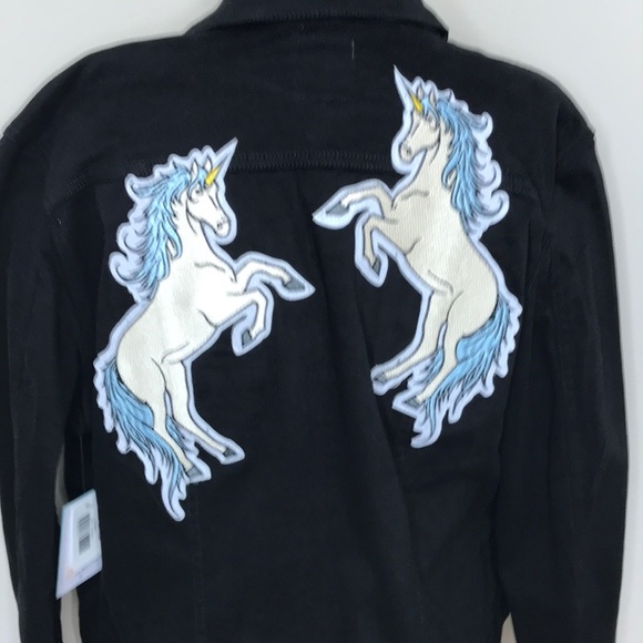 LuLaRoe 2XL Harvey Black Jean Jacket NWTs - Picture 3 of 3